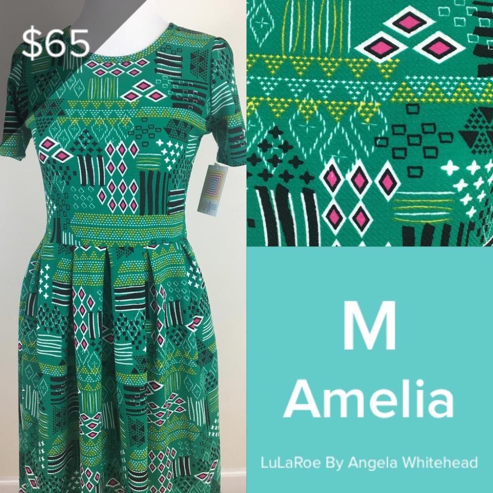 LuLaRoe Amelia M- pocket dress! NWT - Abstract